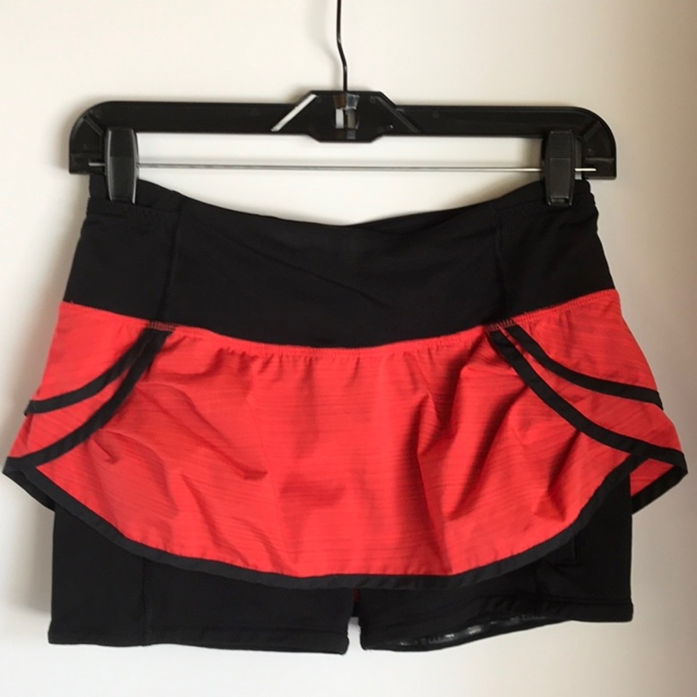 Lululemon Ruffled Run Skort 4” Inseam Size 4